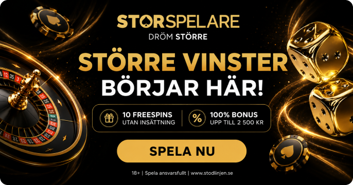 Storspelare casino banner